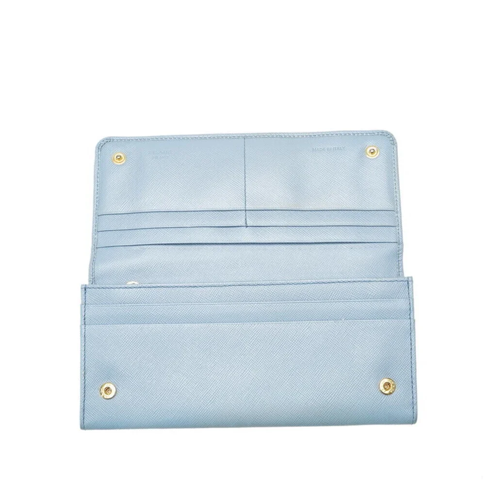Authentic Prada Saffiano Logo Continental Flap Wallet - Picture 5 of 12